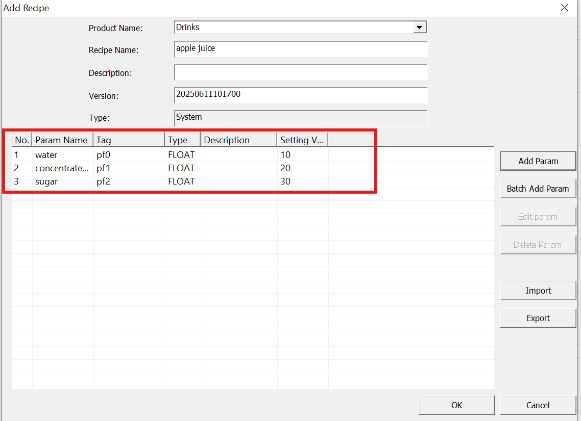 6、Set the Target Values.png