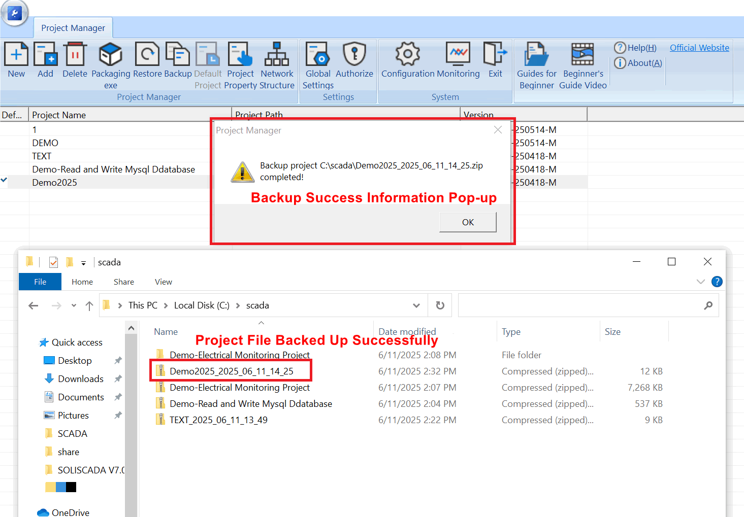9、Backup Success Information.png